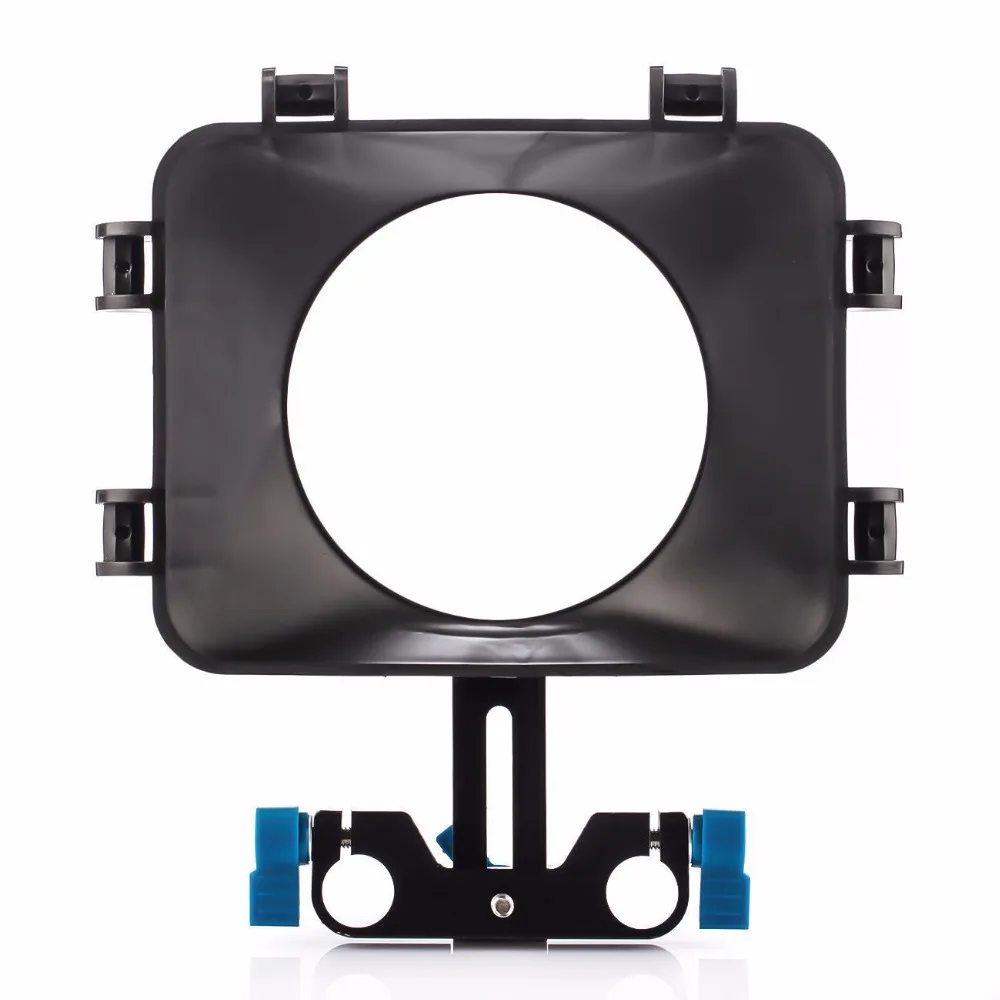 HDSLR DSLR Матовая коробка для 15 мм стержня 5DII 7D 60D 550D D7000 до 77 мм объектива