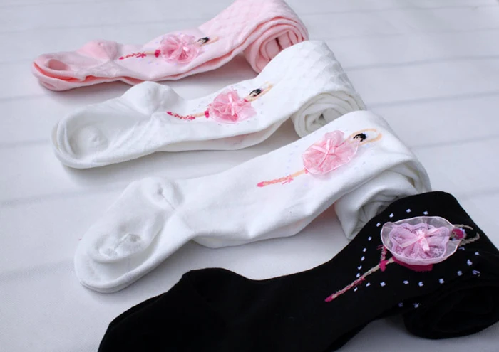 Оптовая продажа милые хлопковые колготки для малышей детские чулки балета и
