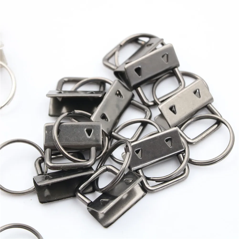 10 Pcs/set 25mm Key Fob Hardware Keychain Split Ring For Wrist Wristlets Cotton Tail Clip | Украшения и аксессуары