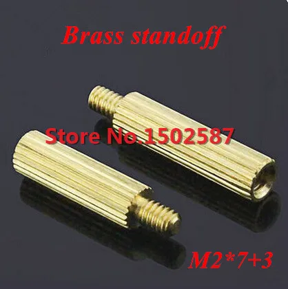 500 штук M2 * 7 + 3 латунь противостояние прокладка Мужской x Female 7mm|maling tag|male female usb cablemale