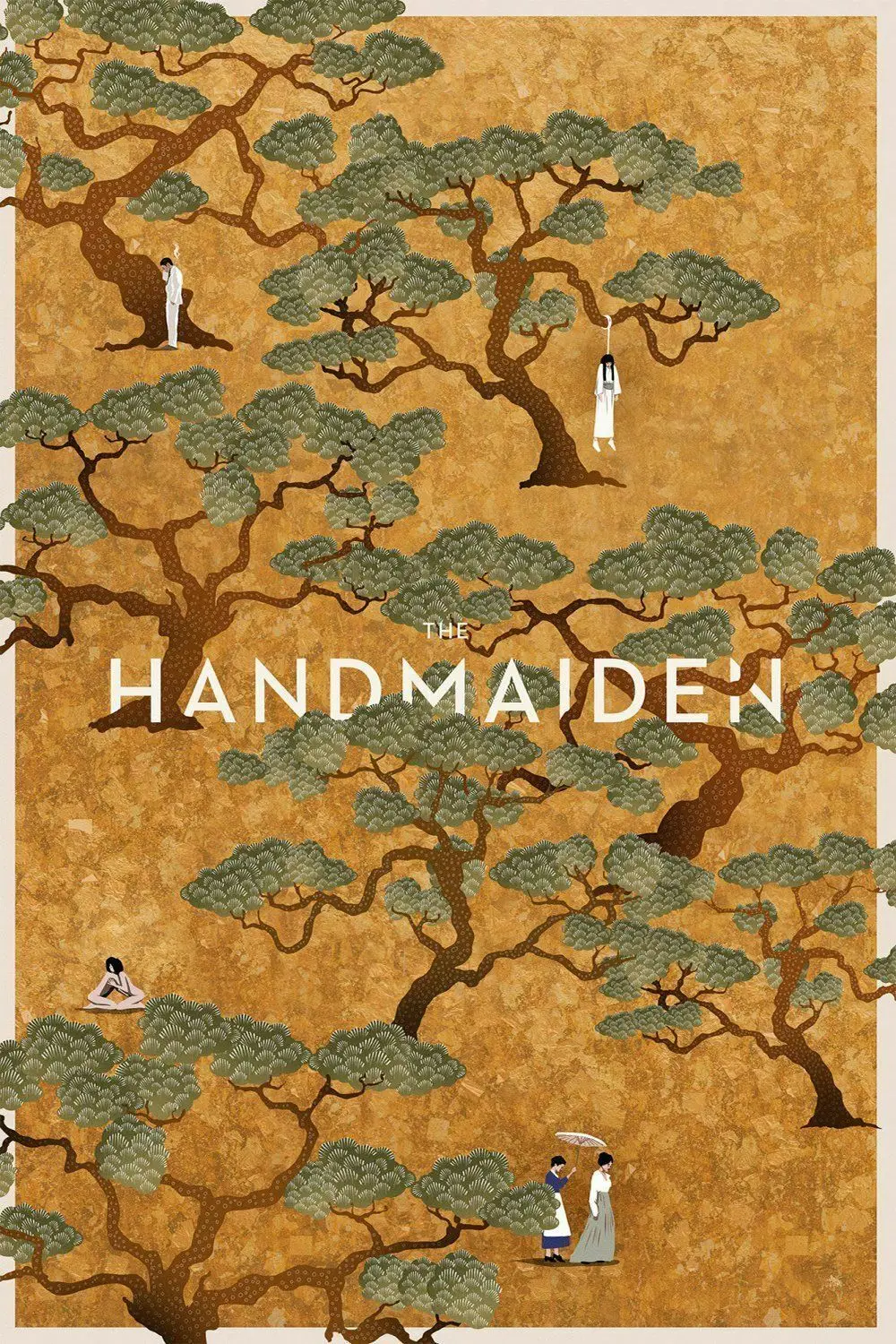 

Korea Art Poster Hot The Handmaiden Movie Ah-Ga-Ssi Posters and Prints Vintage Wall Art Canvas Painting for Bedroom Home Decor