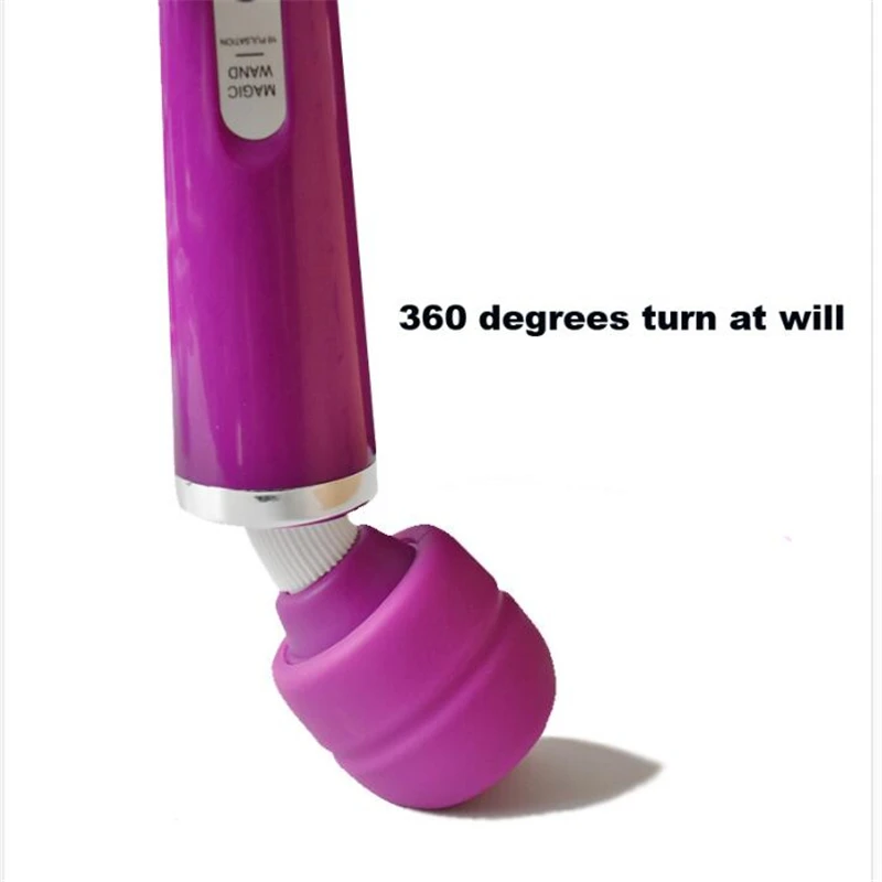 Вибратор-массажер Magic Wand с 8 режимами вибрации для женщин, большой размер, AV-порт, секс игрушка для стимуляции клитора.