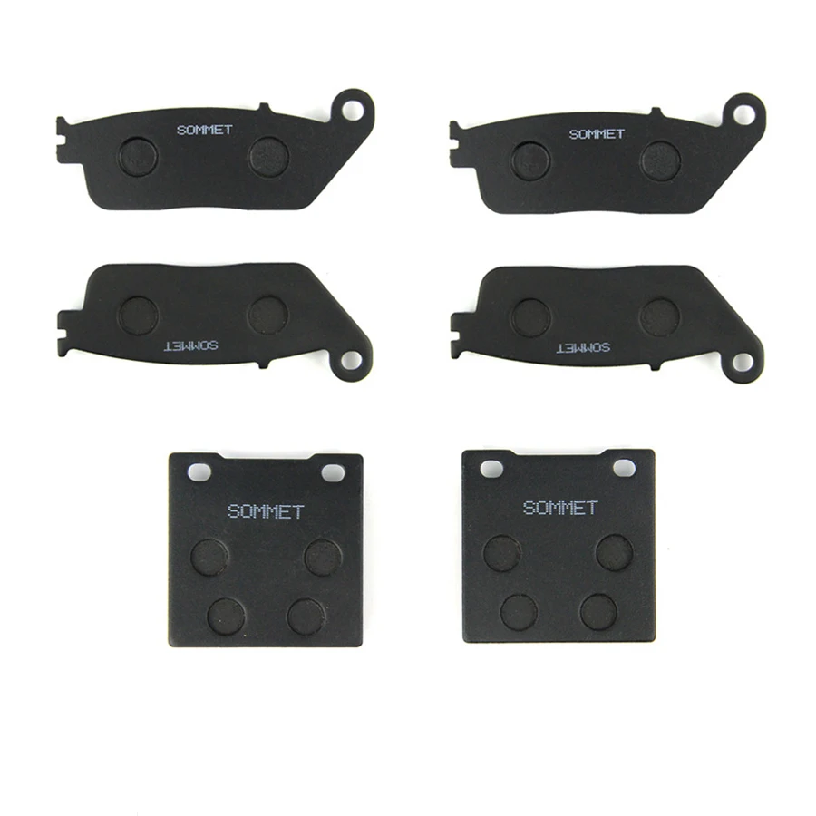 SOMMET мотоциклетные передние + задние тормозные колодки диски для Suzuki GSX 400 R/S/T/ZR/ZS/ZT