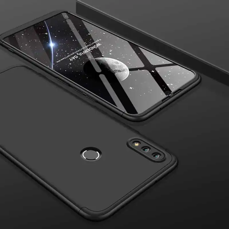 Mokoemi Мода 360 полная защитная Броня 6," для huawei Honor 8x чехол для huawei Honor 8x Max чехол для телефона - Цвет: Black Black