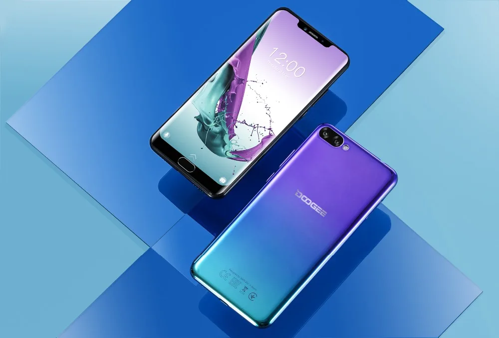 DOOGEE Y7 Plus 4G смартфон 6,18 дюймов MTK6757 Octa Core 6 Гб 64 Гб 16MP 5080 мАч Android 8,1 отпечатков пальцев разблокированная OTG мобильных телефонов