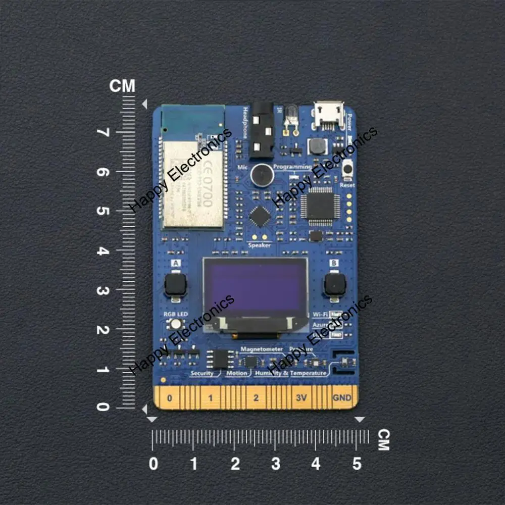 Комплект разработчика MXChip Microsoft ть IoT STM32F412 ARM Cortex M4F + EMW3166 модуль Wi Fi OLED