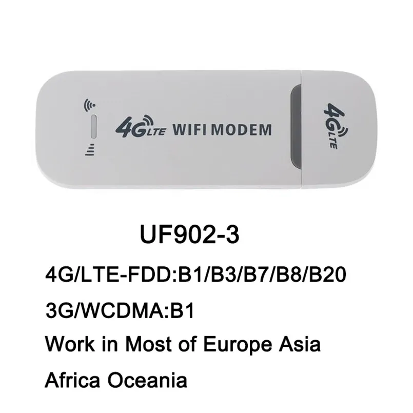 UF902-3 TIANJIE 4G LTE USB МОДЕМ Wifi роутер разблокировка беспроводной сетевой адаптер Модем 3G/4G слот для sim-карты мобильный Wifi маршрутизатор точки доступа - Цвет: UF902-3