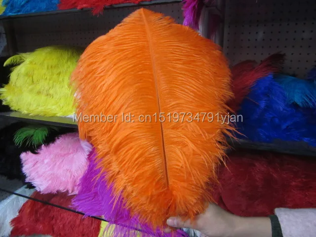 Бесплатная доставка! Оптовая продажа 10 шт. натуральные страусиные перья 35 40