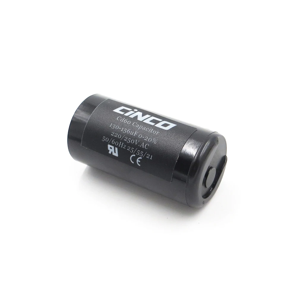 130-156MFD 220 V 250 275 CD60 пусковые конденсаторы двигателя RV запуск ing 130-156 mf uf компрессор