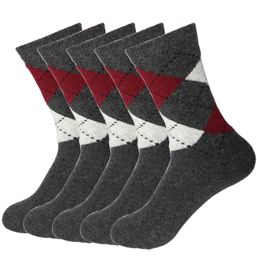 Качественные мужские теплые носки из кроличьей шерсти дышащие мягкие деловые