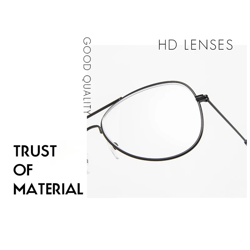 Seemfly Retro Women Men Reading Myopia Eyeglasses Optical Lens Computer Eyeglasses Metal Spectacles Eyewear Oculos-1.0 To-4.0