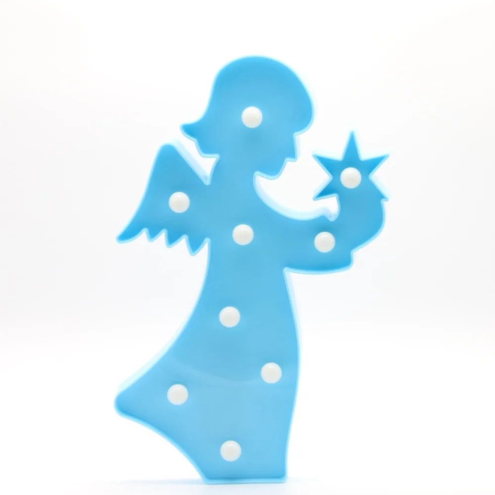 Светодиодный ночник для стола с изображением ангела ананаса рождественской