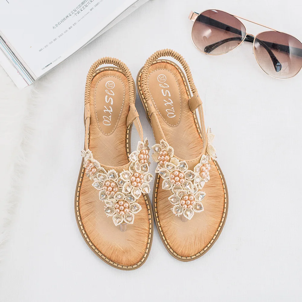 Женская летняя обувь sandalias mujer коллекция 2019 года пляжные сандалии на плоской