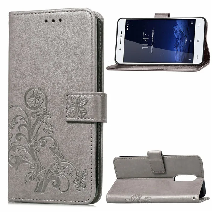 Серый BYHeYang для Cubot R9 чехол 5,0 дюймов Coque Fundas Роскошный кожаный флип чехол для телефона для Cubot R9 Cubot R 9 защитный чехол - Цвет: Серый