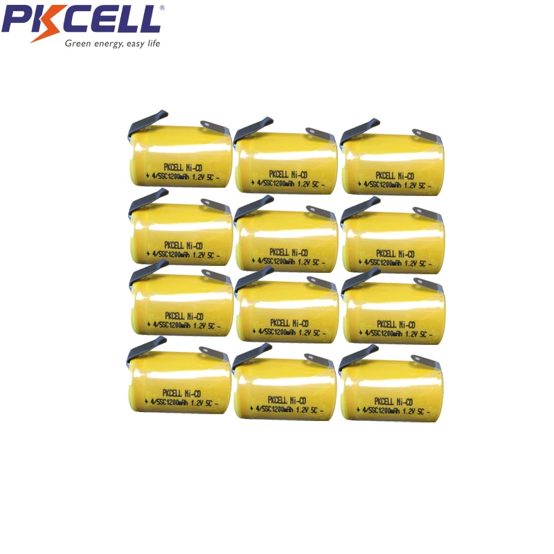 Аккумуляторная батарея PKCELL 1200 мАч Sub C SC 4/5sc 1 2 в|rechargeable battery|cell 1.2vcell batteries |