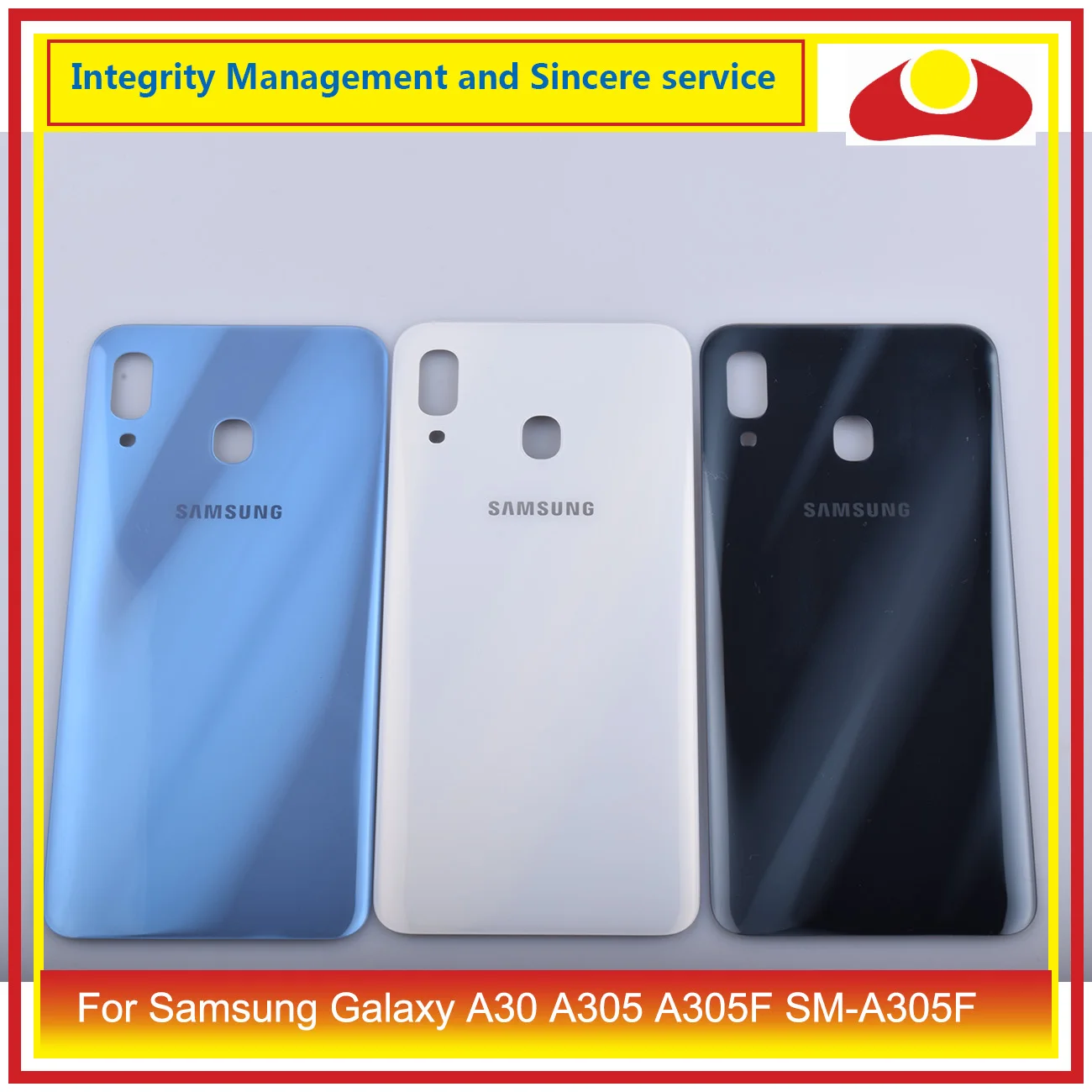 Для samsung Galaxy A30 A305 A305F SM-A305F корпус батарейного отсека заднее стекло чехол Корпус Корпуса A30 Замена