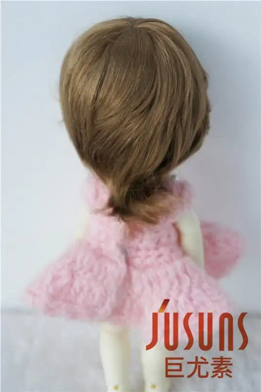 JD075 1/8 Модные Синтетические мохер BJD парики для кукол Размер 5-6 дюймов модные короткие кукольные волосы высокое качество Аксессуары для кукол