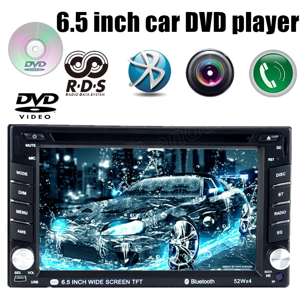 " автомобильное радио Авторадио 2 Din без рук DVD/CD плеер сенсорный экран USB/SD/AUX Быстрый стерео Bluetooth Радио кассетный плеер