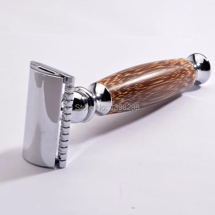 Безопасная бритва из бамбука с двойными краями CSB идеальная пластиковая