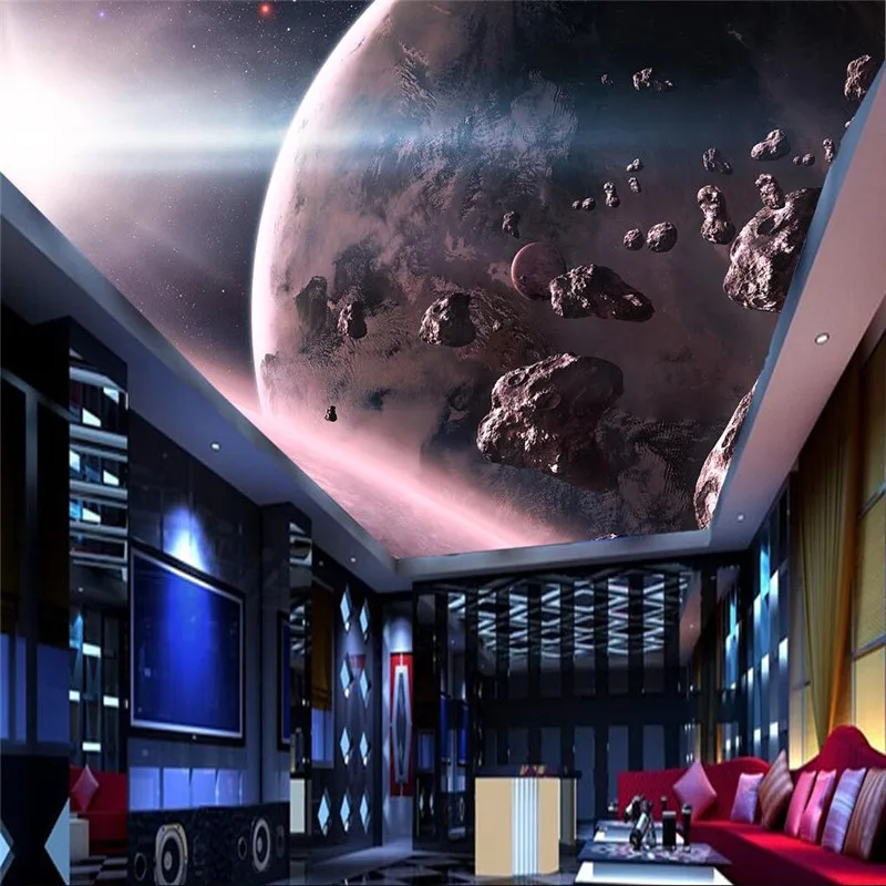Обои beibehang на заказ обои для гостиной спальни Фреска galaxy star hotel ресторан метеорит