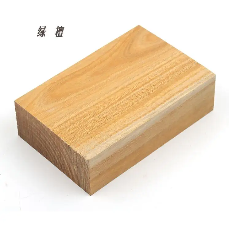 Color 3 EDC ручной работы деревянный блок сырья DIY нож Рогатка ручка дерево 14x9x4 см 1 шт - Цвет: Color 3