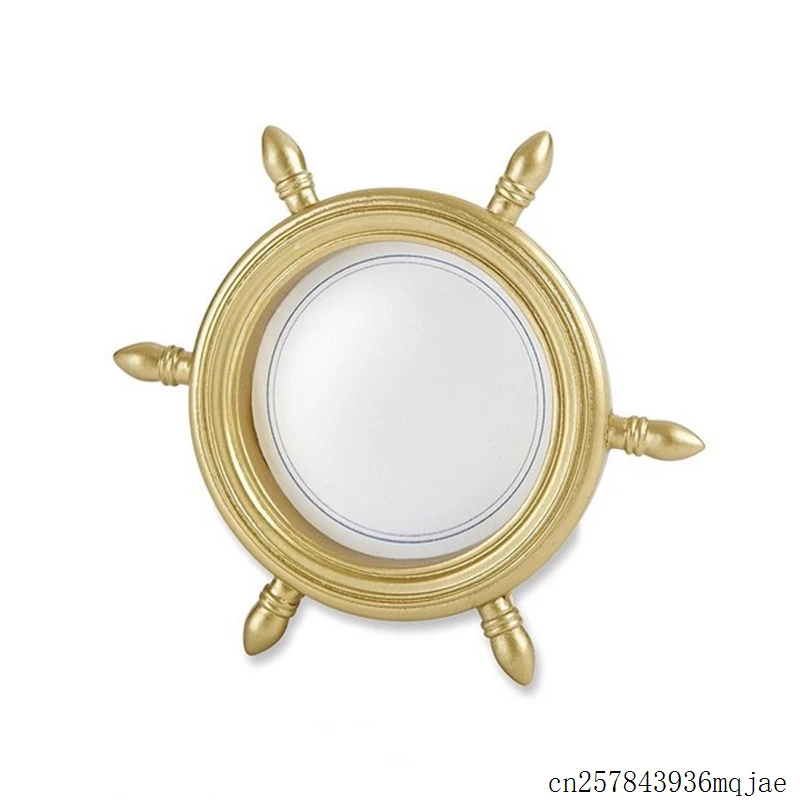 100 Pcs Nautical Theme Wedding Favors Gifts for Gusets Gold Ship Wheel Place Card Holder Photo Frame Picture Frames | Дом и сад