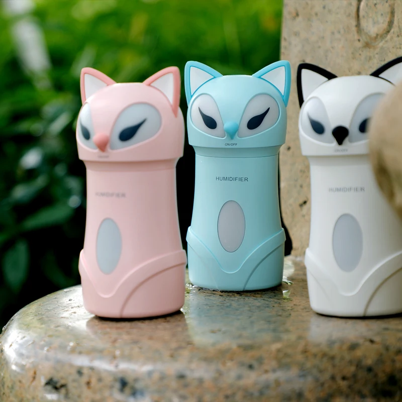 3 в 1 лисица USB светодиодный вентилятор увлажнитель ультразвуковой эфирное масло