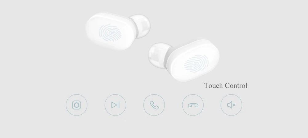 Xiaomi Mijia AirDots TWS Bluetooth 5,0 беспроводные наушники гарнитура Молодежная версия сенсорное управление с зарядным устройством
