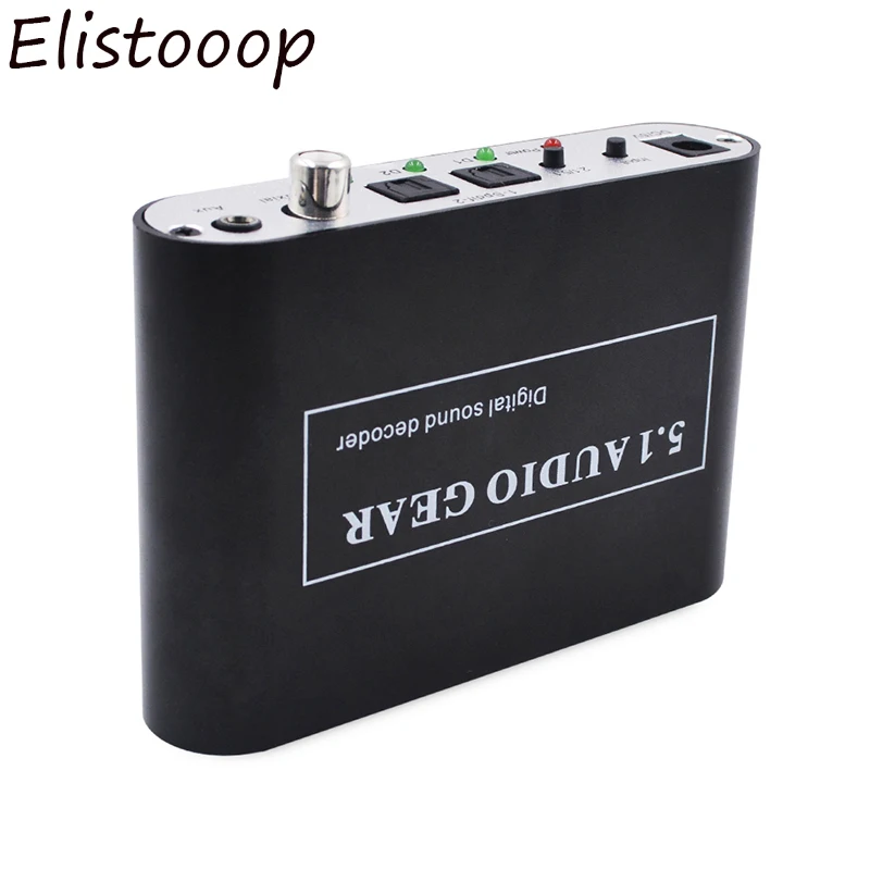 5.1 CH Аудио Декодер SPDIF Коаксиальный в RCA DTS AC3 Цифровой Усилитель Аналоговый Конвертер для PS3 DVD плеер Xbox горячий вкл.