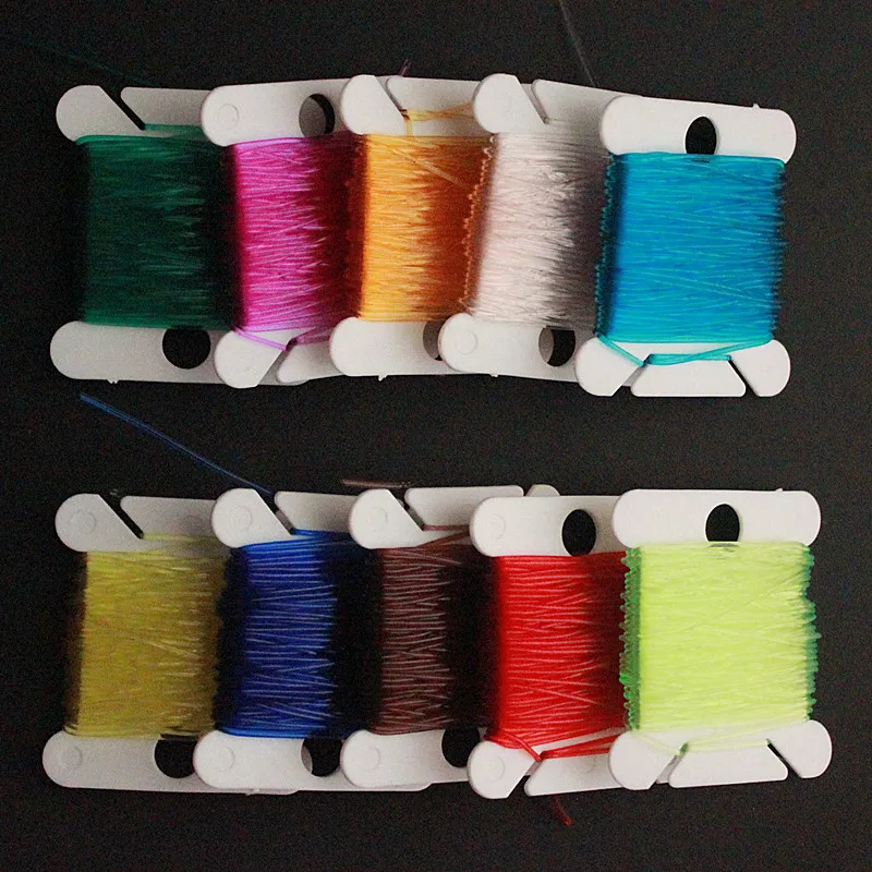 Диаметр 1 мм прозрачный растягивающийся ребристый кружевной Нимфа материал для