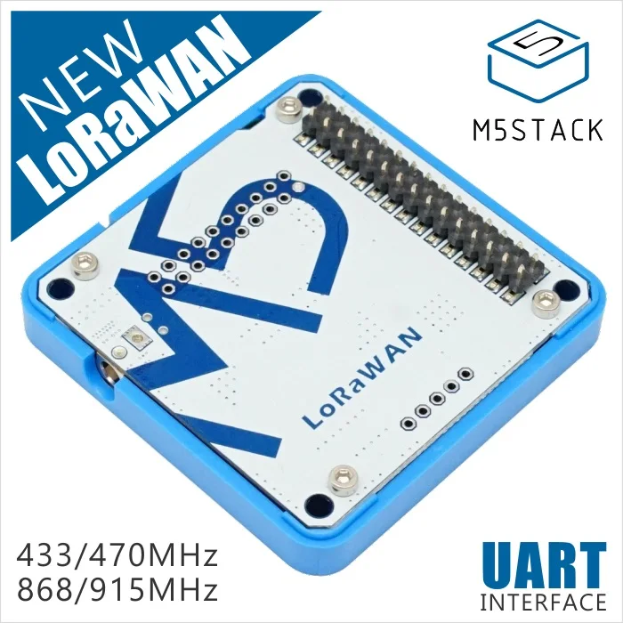 M5Stack New LoRaWAN Module 433/470MHz 868/915MHz with Internal Antenna STM32L052C8T6 Stackable ESP32 Board | Компьютеры и офис