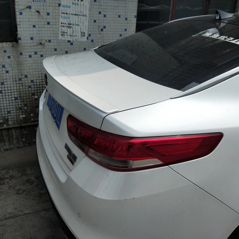 K5 2016 2017 2018 новый дизайн высокое качество абс материал для KIA Optima спойлер Грунтовка