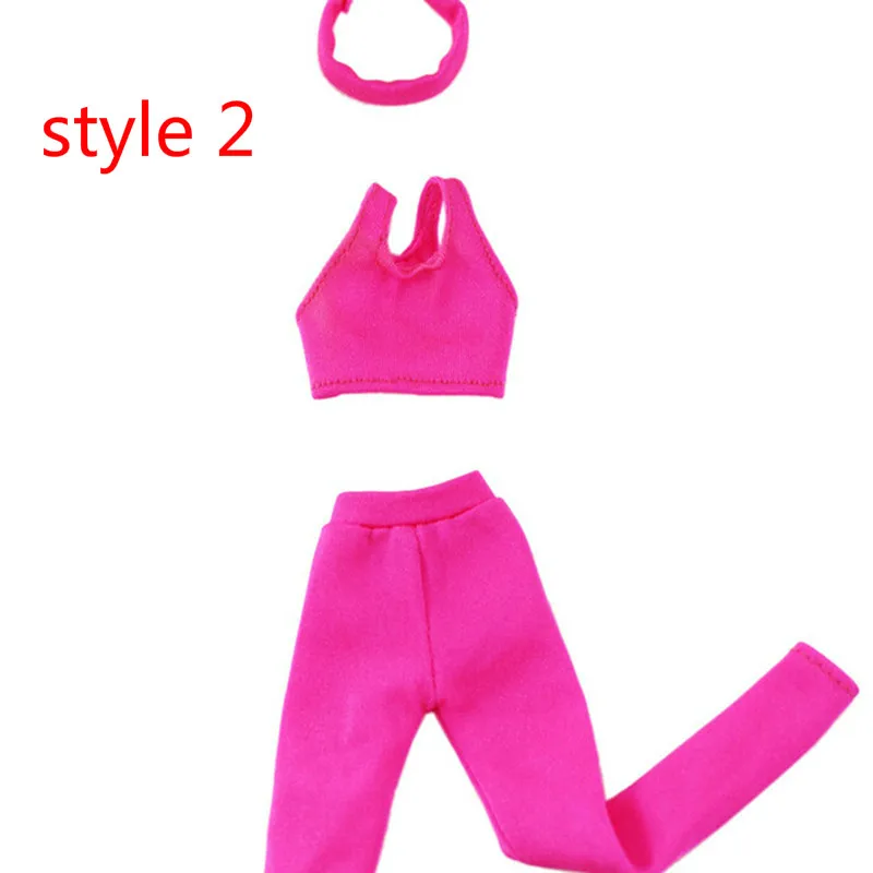 style 2 6 стилей, 1 комплект, модное платье, куртка на сумку на юбку, современный наряд, Повседневная Одежда для куклы, аксессуары, подарок, игрушки для малышей - Цвет: style 2