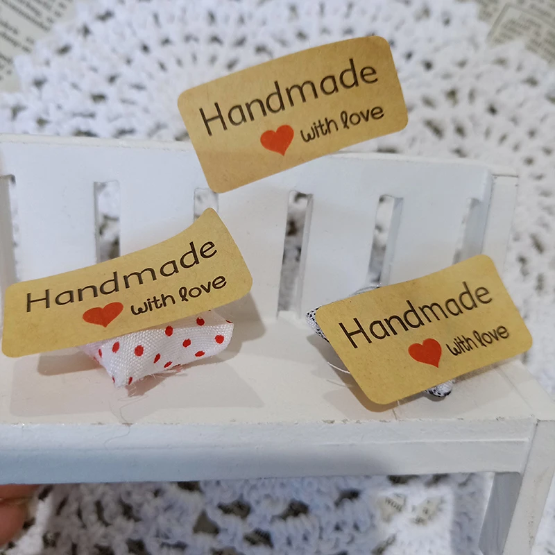 210 шт./лот 4x2 см Крафт-наклейки ручной работы крафт-наклейка спасибо наклейки для