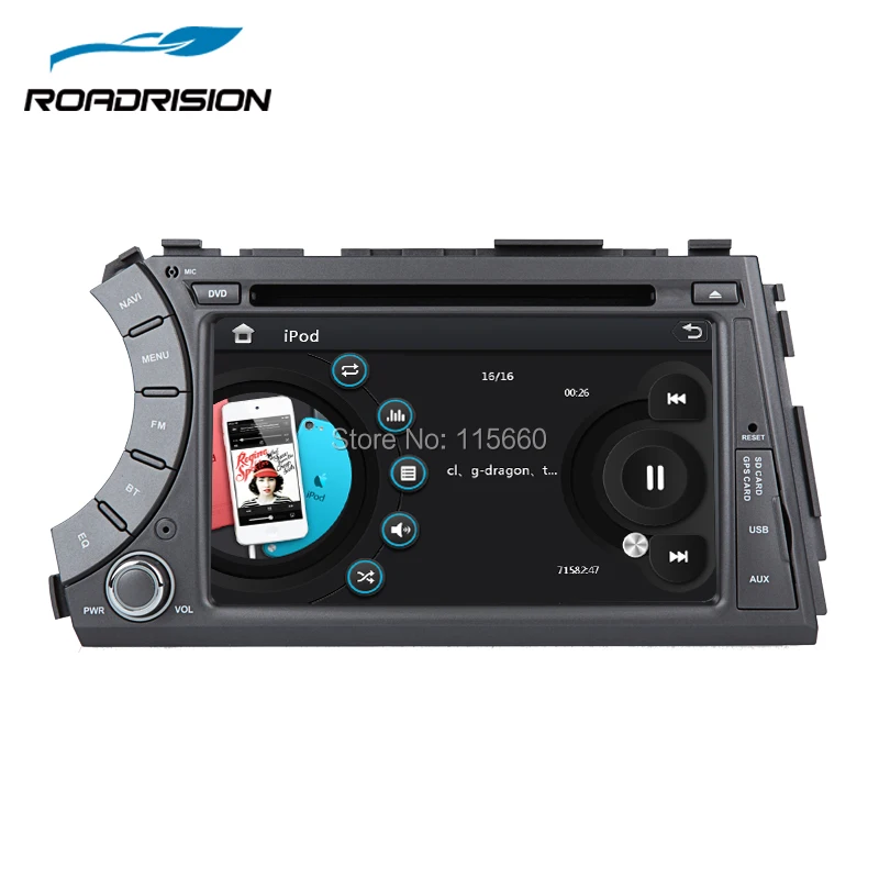 RoadRision 2 din Автомобильный dvd-плеер для Ssangyong Kyron Actyon с gps навигацией bluetooth ipod 3g заднего вида RDS Авто Радио стерео