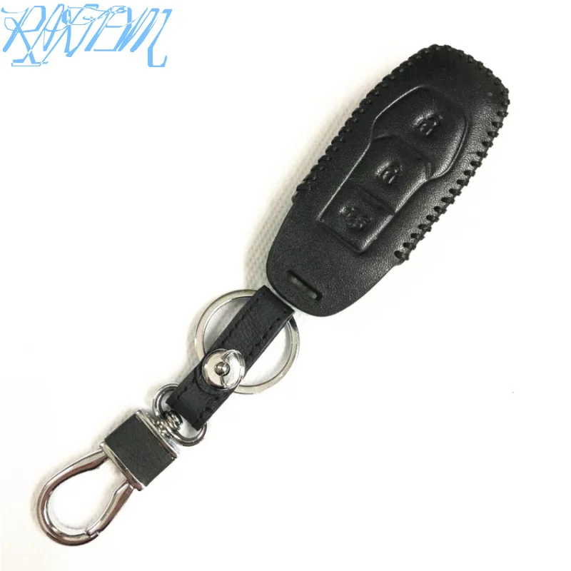 Кожаный чехол для ключей Ford Focus 2 3 Kuga Ecosport Fiesta Mondeo EDGE/C-MAX/S-MAX/B-MAX Ranger Explorer KA |
