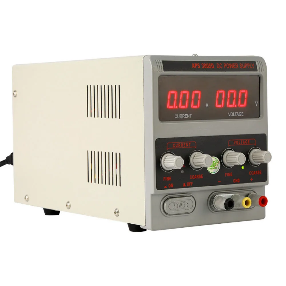 Цифровой лабораторный блок питания 0-30 V 0-5A 220 V DC стабилизаторы питания лабораторного класса регулируемые источники питания штепсельная вилка ЕС