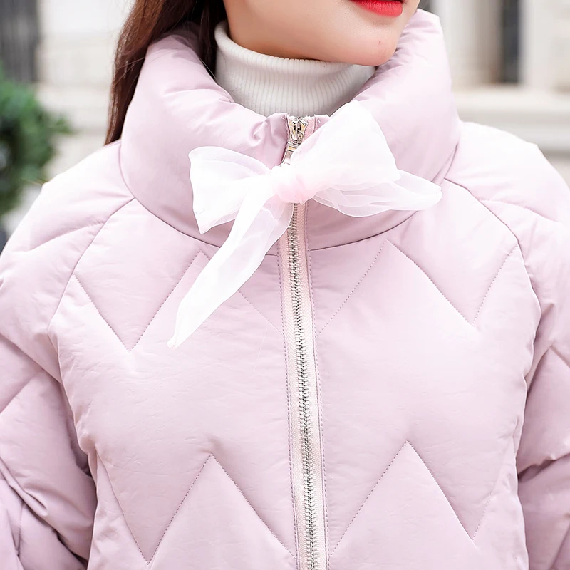 

ALMUERK 2020 Winter Women Set Jacket Shorts two piece set top and pants tracksuit Oversize Warm Stand Collar Plus Size