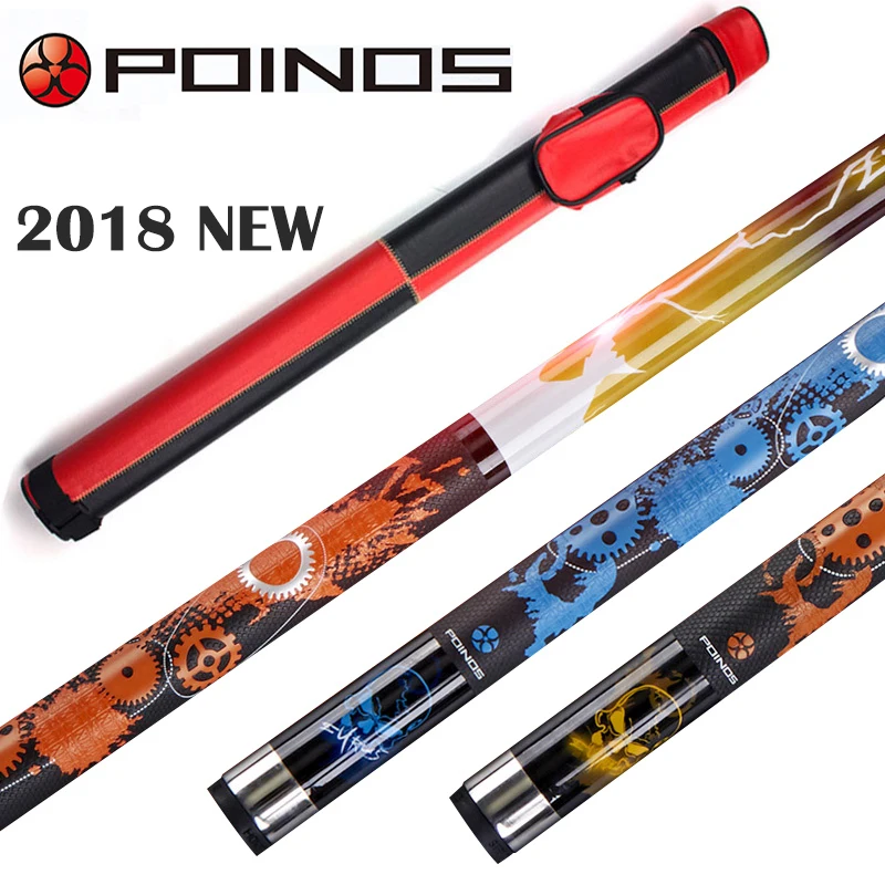 2018 Новый POINOS Punch &amp Jump Cue с чехлом Break Stick 14 мм 147 см канадский клен 5A + деревянный