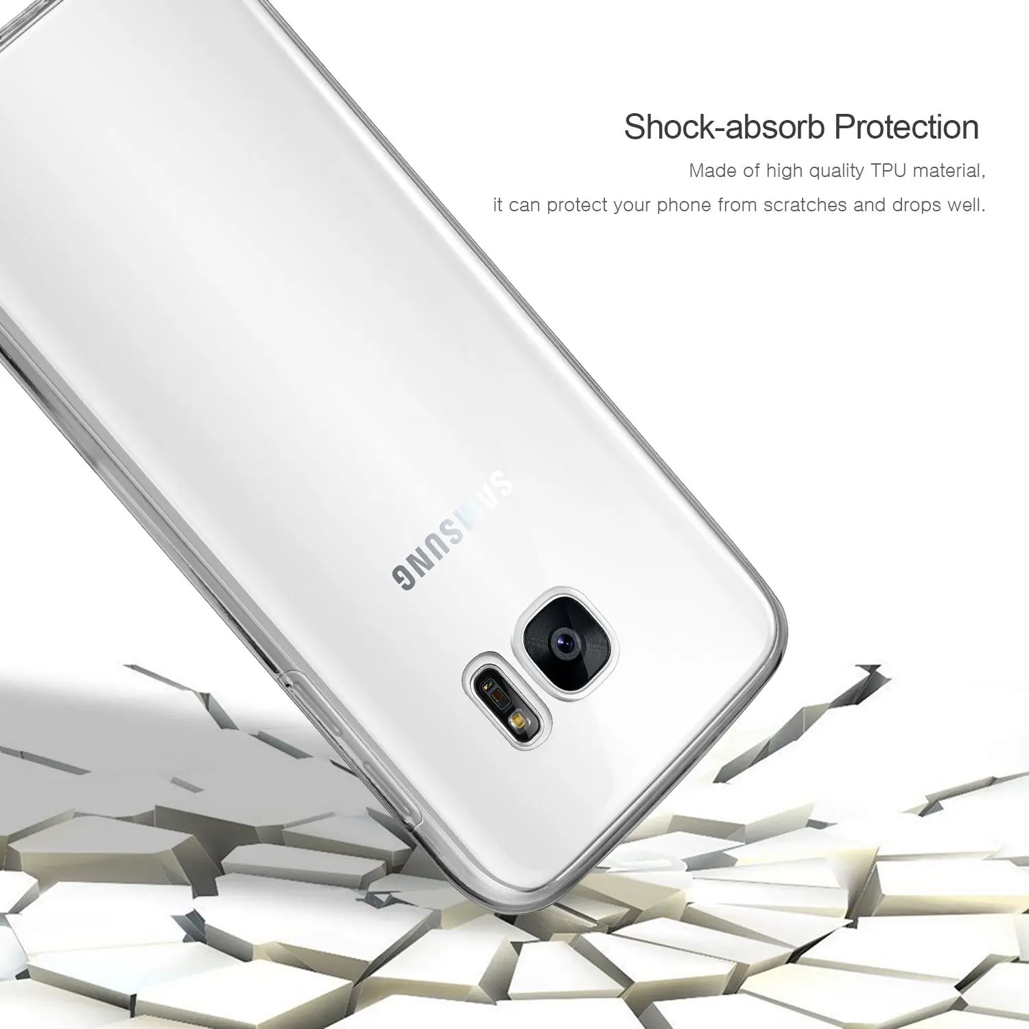 Для samsung Galaxy S7 край S10 S8 S9 плюс S10e чехол 360 градусов полный корпус чехол для телефона силиконовый прозрачный чистый Чехол бампер Чехол