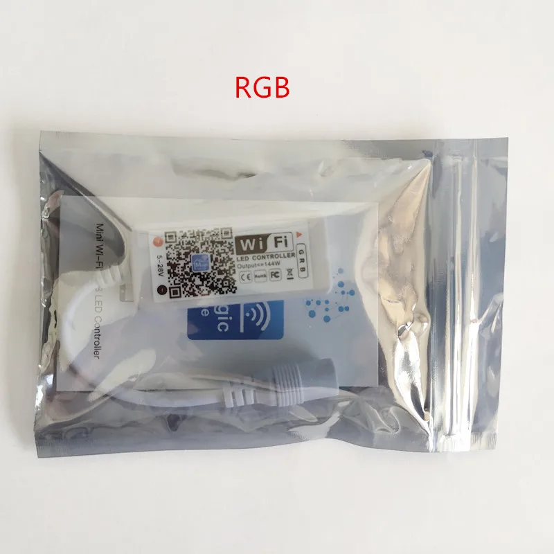 Wi Fi светодиодный Одноцветный контроллер RGB/RGBW 12 В постоянного тока Мини для