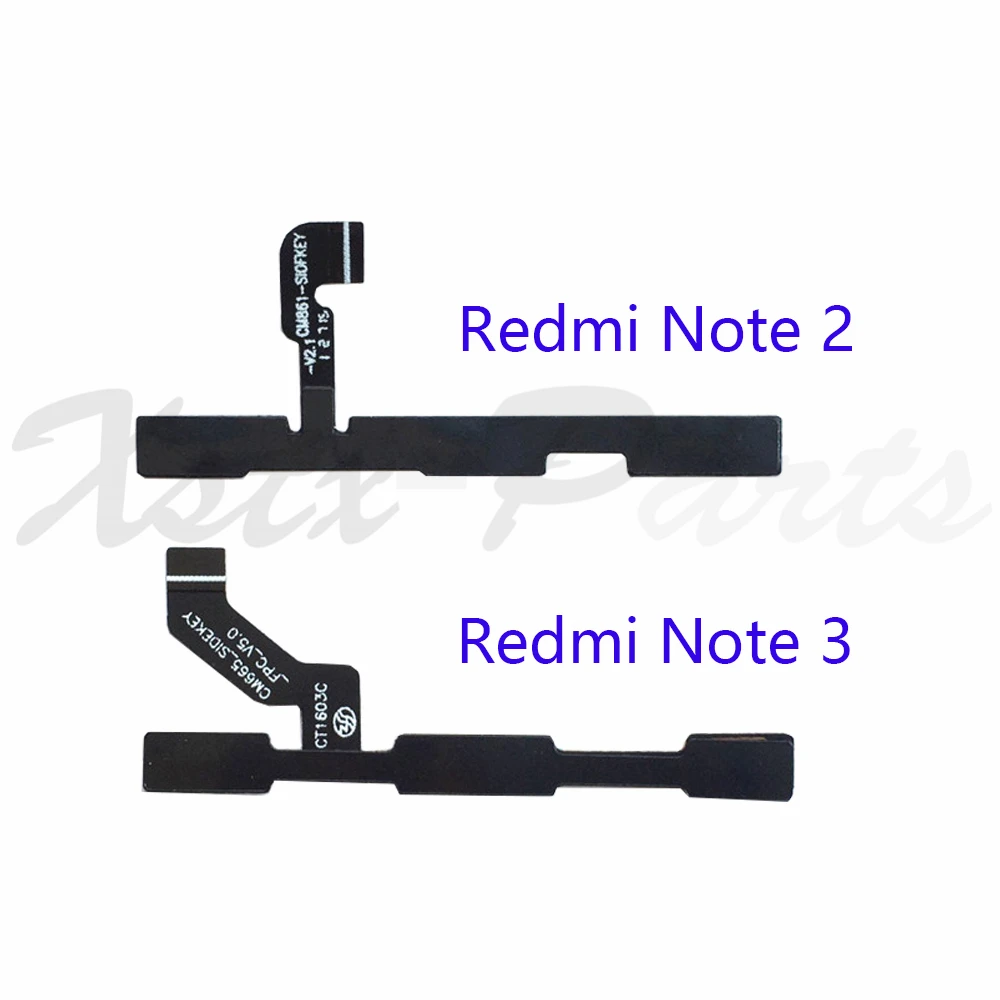 

1PCS New Volume Button Power Switch On Off Button Flex Cable For Xiaomi Redmi Note 2 Note2/ Redmi Note 3 Note3