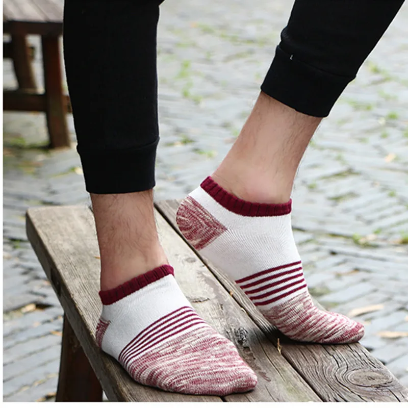 

Горячая распродажа! Высококачественные модные мужские носки красочные дышащие мужские короткие носки с открытым носком