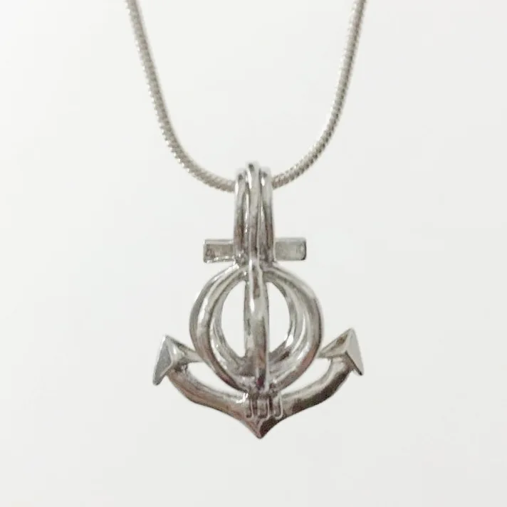 18KGP подвеска в клетке можно поместить разные жемчужный бусина медальон подходит