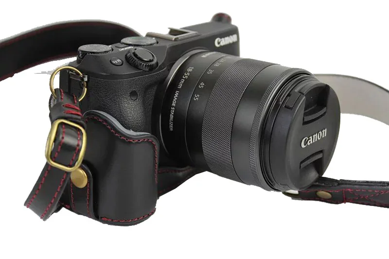 Новый роскошный чехол для камеры сумка Canon EOS M3 EOSM3 из искусственной кожи с