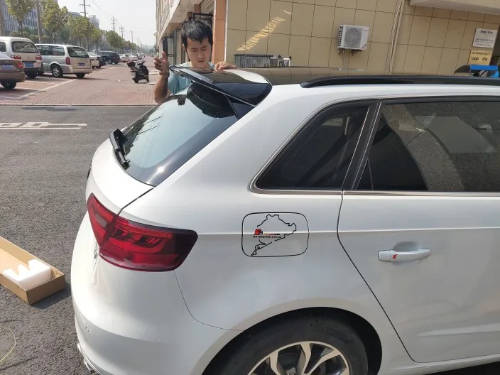 Для Audi A3 Sportback спойлер Высокое качество абсолютно ABS авто крыло Спойлеры автомобильные аксессуары для A3 спойлер