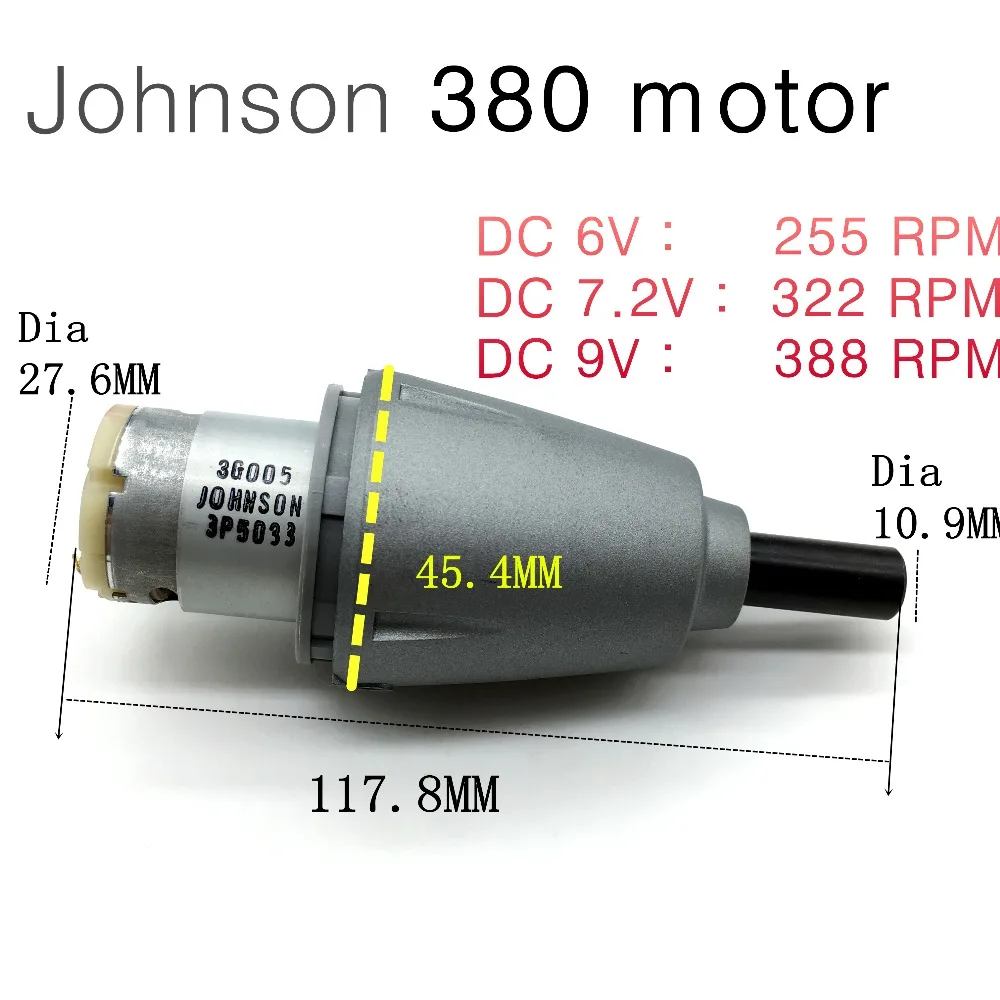 Планетарный мотор редуктор ручная электрическая дрель 7 2 В 27000 об/мин 1: 83 380