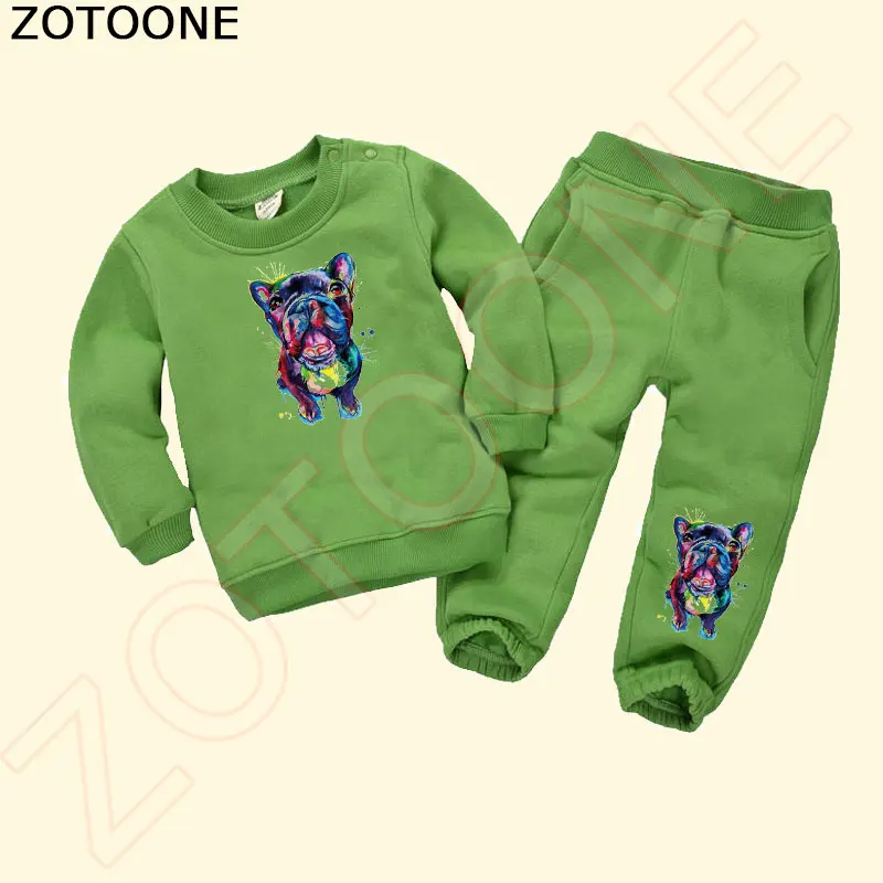 ZOTOONE Симпатичные многоцветные нашивки с собакой 12 4*18 см сделай сам модные