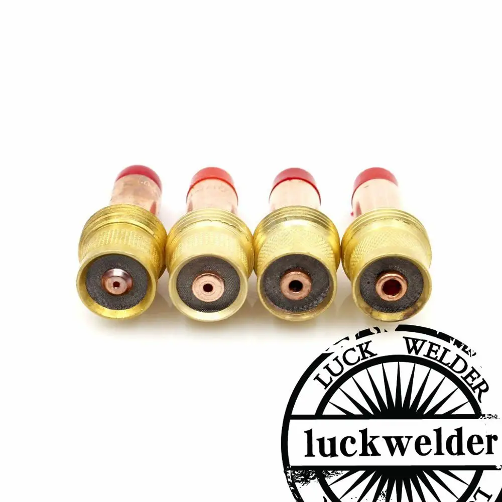 45V26 газа объектив цанговые тела 3/3" 2,4 мм для WP-17/18/26 TIG Сварочная горелка 2 шт