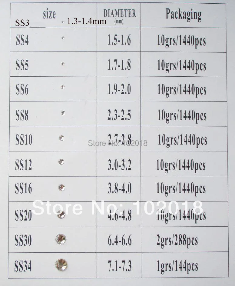 Новая весна 2014! Бесплатная доставка стразы с плоской задней поверхностью ss16 1440